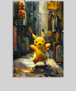 Urban Pikachu Adventure Poster