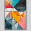 Geometric art poster